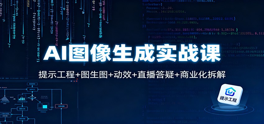 AI图像生成实战课:提示工程+图生图+动效+直播答疑+商业化拆解-红豆科技-抖佳互动