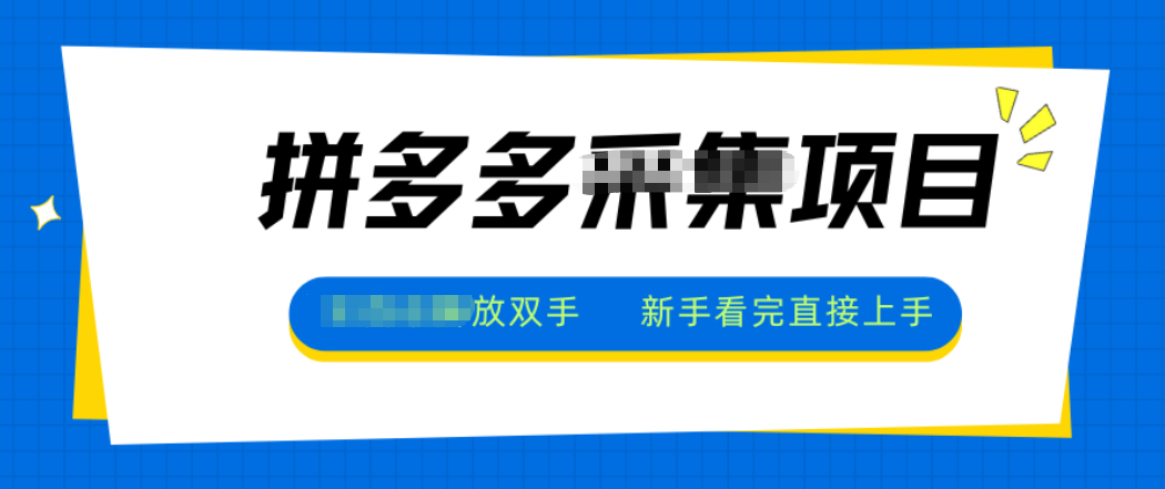 拼多多电商采集，一小时50+，操作简单，零投资-红豆科技-抖佳互动