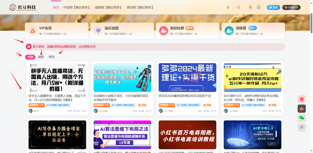 图片[10]-网创知识付费系统子比主题管理后台操作详解-红豆科技-抖佳互动