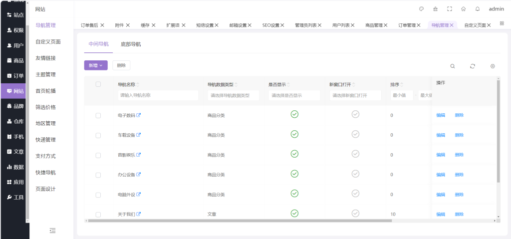 图片[13]-B2C零售电商商城系统 管理后台展示-红豆科技-抖佳互动