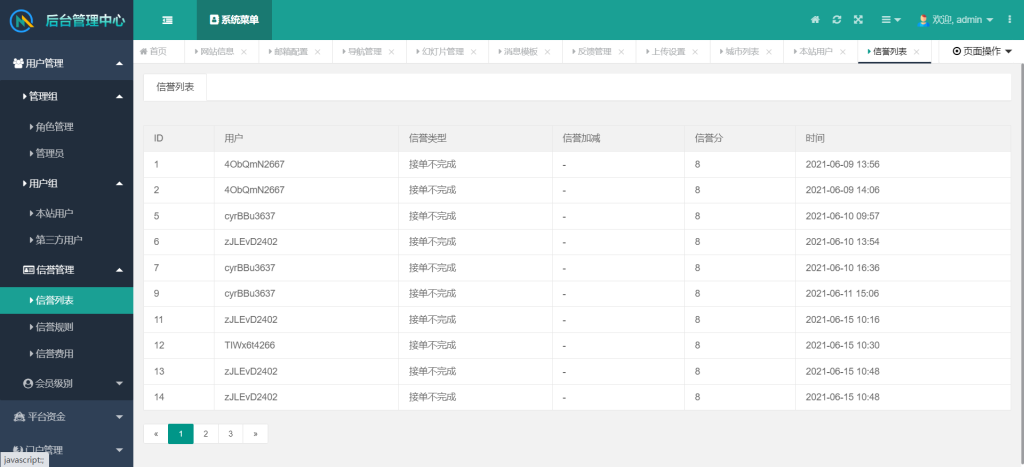 图片[8]-任务发布悬赏系统 管理后台展示-红豆科技-抖佳互动