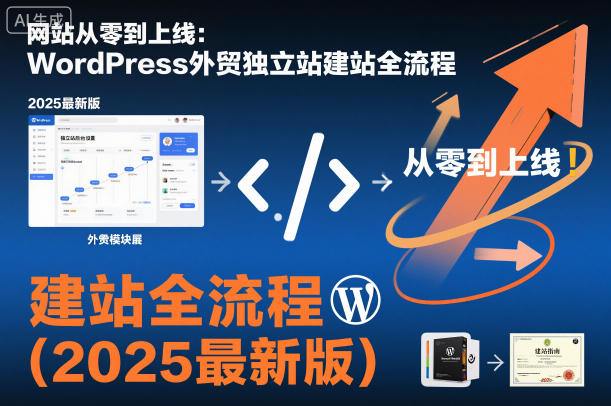网站从零到上线:WordPress外贸独立站建站全流程(2025最新版)-红豆科技-抖佳互动